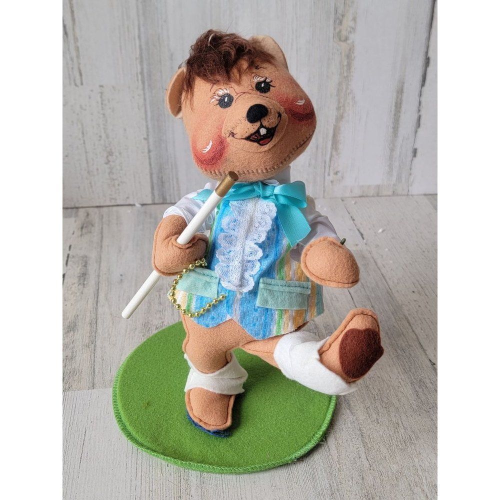 Annalee 1996 Easter Parade boy bear Vintage baton